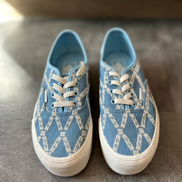 Vans Authentic Stac Denim Mix Sneakers Size 6.5 - Picture 4 of 8